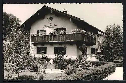 AK Lenggries /Obb., Pension Haus Tratenbach, Bes. Jakob Gilgenreiner Tölzerstr. 46