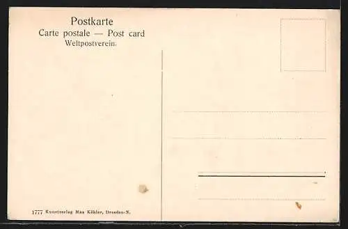 AK Wehlen a. Elbe, Marktfest an der Kirche