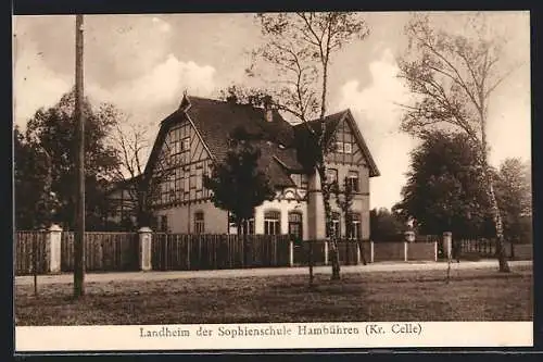 AK Hambühren /Kr. Celle, Landheim der Sophienschule