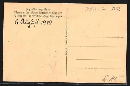 AK Syke, Jugendherberge