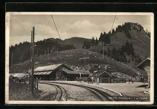 AK Bretaye, La Gare, Bahnhof