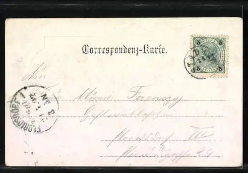 AK Wien-Stadlau, Georg Stürzl`s Restauration, Gartenansicht m. Gästen, Boote am Ufer