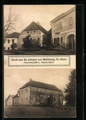 AK St. Johann am Wimberg, Restauration, Hansberg