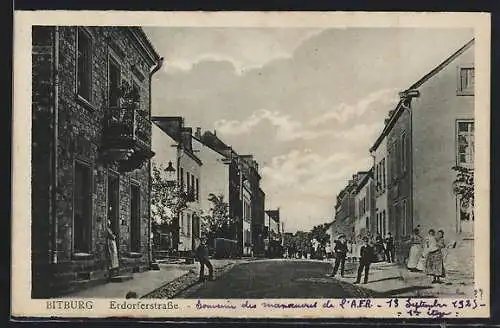 AK Bitburg, Blick in die Erdorferstrasse