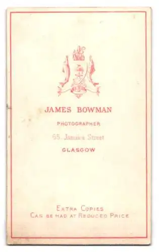 Fotografie James Bowman, Glasgow, 65, Jamaica Street, Junger Herr in modischer Kleidung