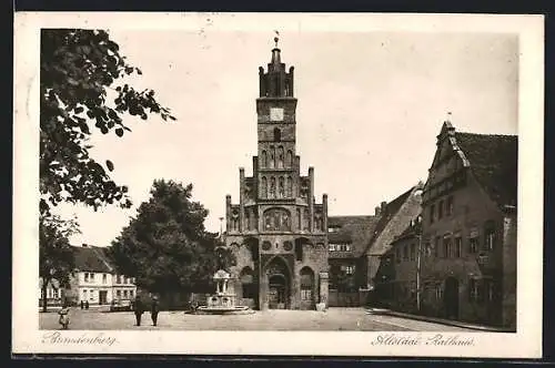 AK Brandenburg /Havel, Altstadt mit Rathaus