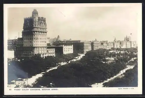 AK Buenos Aires, Paseo Colon Gardens