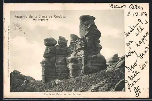 AK Capilla del Monte /Sierra de Cordoba, Los Terrones