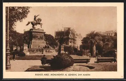 AK Buenos Aires, Monumento al General San Martin