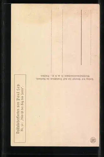 Künstler-AK Paul Hey: Nr. 36, Dies ist der Tag des Herrn
