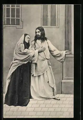 AK St. Radegund am Weilhardtforst, Passionsspiele, Jesus nimmt Abschied von Maria