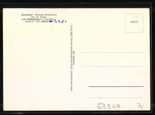 AK Dattenberg, Gaststätte-Pension Willscheid, Inh. M. Teske