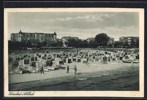 AK Ahlbeck, Ostseebad, Strandpartie