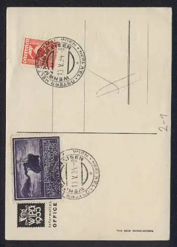 AK Wien, International Philatelic Exhibition 1933