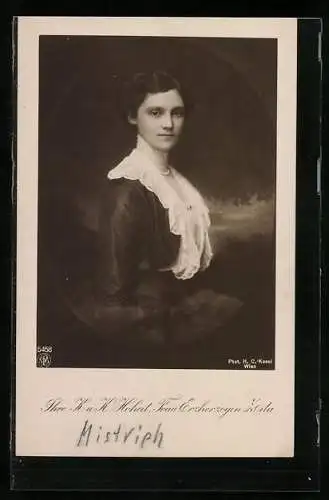 AK Kaiserin Zita von Österreich Portrait