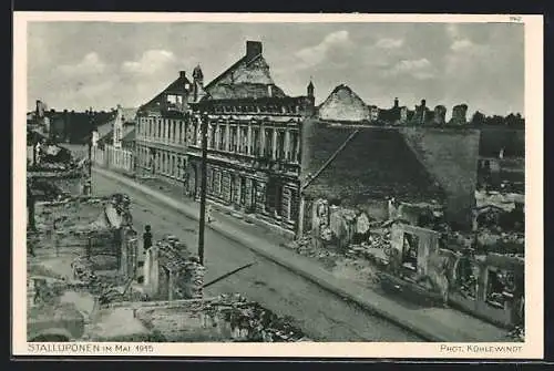 AK Stallupönen, Trümmer im Mai 1915
