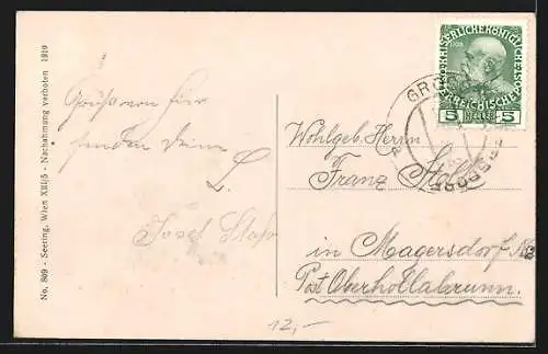 AK Wetzdorf /N.-Ö., Panorama mit Kirche