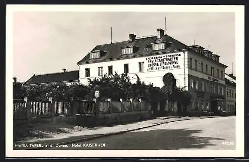 AK Maria Taferl a. d. Donau, Hotel Kaiserhof im Sonnenschein