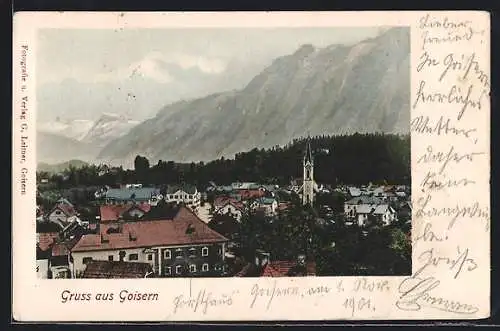 AK Goisern, Blick über die Dächer