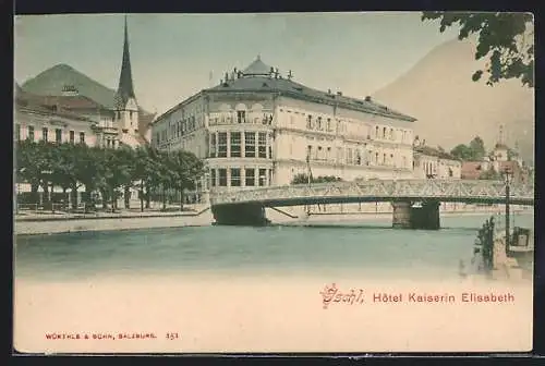 AK Ischl, Hotel Kaiserin Elisabeth