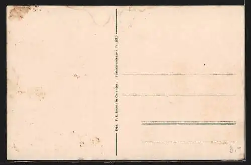 AK Aussee, Wegpartie mit der Trisselwand