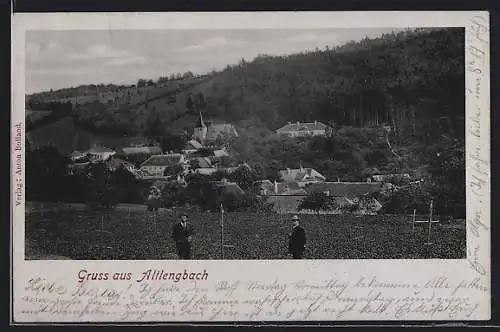 AK Altlengbach, Gesamtansicht vom Feld aus