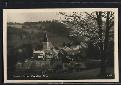 AK Gresten, Ortsansicht im Frühling