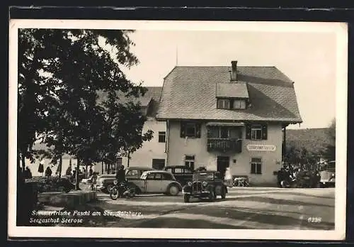 AK Fuschl am See b. Salzburg, Seegasthof Seerose