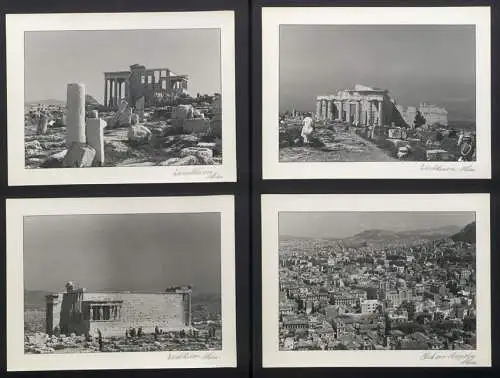 3 Fotoalben mit 204 Fotografien Ansicht Malta, Hellasfahrt 1936 in drei Bänden, Ragusa, Korfu, Delphi, Venedig