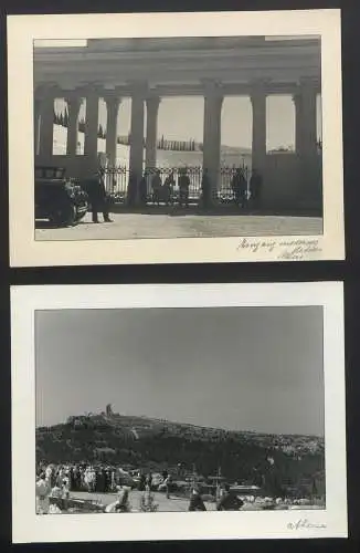 3 Fotoalben mit 204 Fotografien Ansicht Malta, Hellasfahrt 1936 in drei Bänden, Ragusa, Korfu, Delphi, Venedig