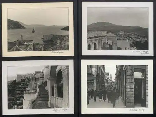 3 Fotoalben mit 204 Fotografien Ansicht Malta, Hellasfahrt 1936 in drei Bänden, Ragusa, Korfu, Delphi, Venedig