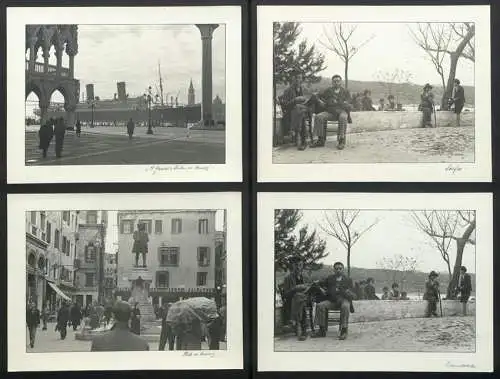 3 Fotoalben mit 204 Fotografien Ansicht Malta, Hellasfahrt 1936 in drei Bänden, Ragusa, Korfu, Delphi, Venedig