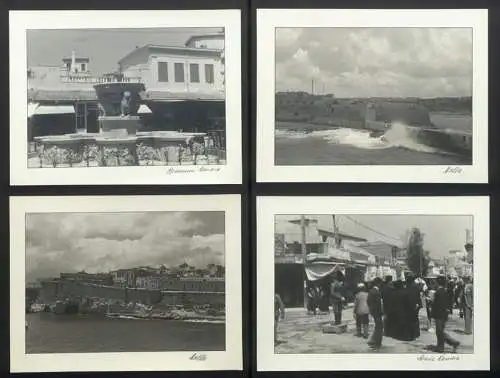 3 Fotoalben mit 204 Fotografien Ansicht Malta, Hellasfahrt 1936 in drei Bänden, Ragusa, Korfu, Delphi, Venedig