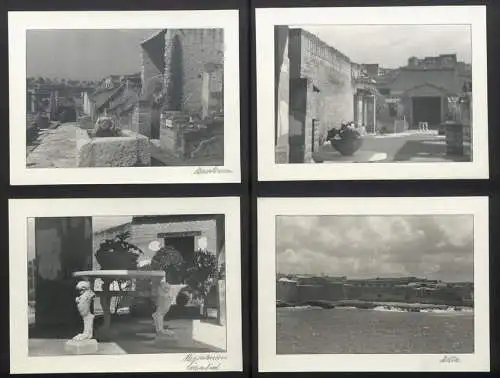 3 Fotoalben mit 204 Fotografien Ansicht Malta, Hellasfahrt 1936 in drei Bänden, Ragusa, Korfu, Delphi, Venedig