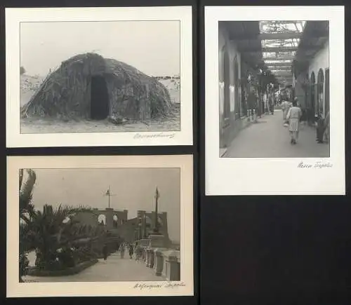 3 Fotoalben mit 204 Fotografien Ansicht Malta, Hellasfahrt 1936 in drei Bänden, Ragusa, Korfu, Delphi, Venedig