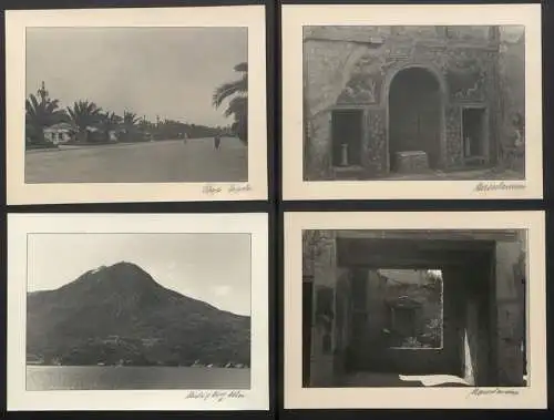 3 Fotoalben mit 204 Fotografien Ansicht Malta, Hellasfahrt 1936 in drei Bänden, Ragusa, Korfu, Delphi, Venedig