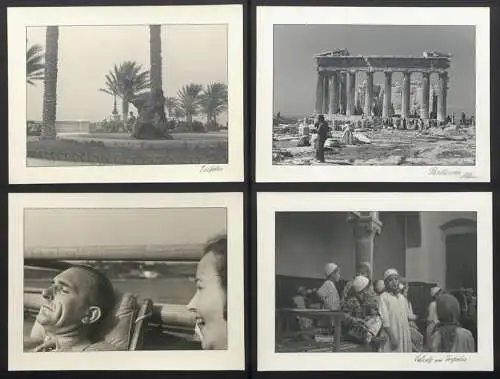 3 Fotoalben mit 204 Fotografien Ansicht Malta, Hellasfahrt 1936 in drei Bänden, Ragusa, Korfu, Delphi, Venedig