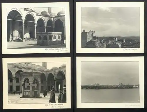 3 Fotoalben mit 204 Fotografien Ansicht Malta, Hellasfahrt 1936 in drei Bänden, Ragusa, Korfu, Delphi, Venedig