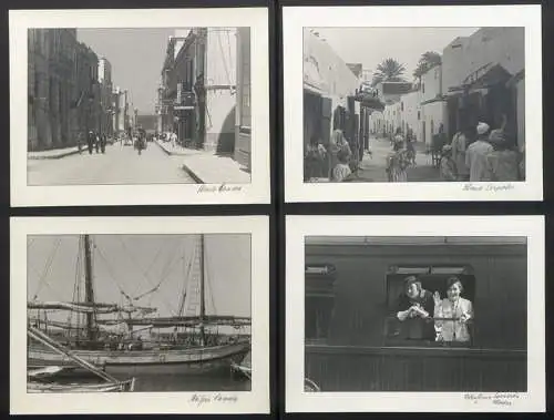 3 Fotoalben mit 204 Fotografien Ansicht Malta, Hellasfahrt 1936 in drei Bänden, Ragusa, Korfu, Delphi, Venedig