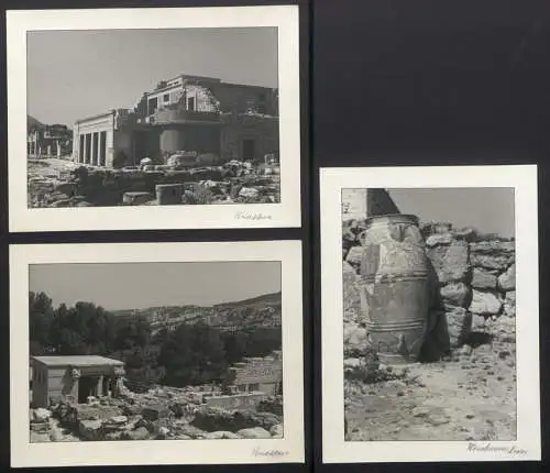 3 Fotoalben mit 204 Fotografien Ansicht Malta, Hellasfahrt 1936 in drei Bänden, Ragusa, Korfu, Delphi, Venedig