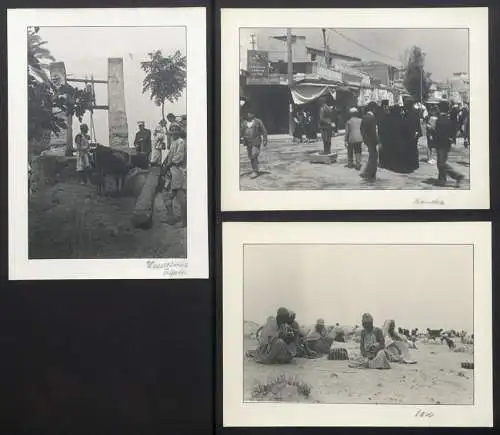 3 Fotoalben mit 204 Fotografien Ansicht Malta, Hellasfahrt 1936 in drei Bänden, Ragusa, Korfu, Delphi, Venedig