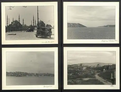 3 Fotoalben mit 204 Fotografien Ansicht Malta, Hellasfahrt 1936 in drei Bänden, Ragusa, Korfu, Delphi, Venedig