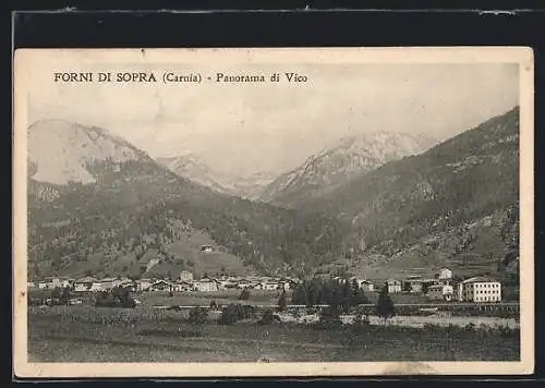 AK Forni di Sopra /Carnia, Panorama di Vico