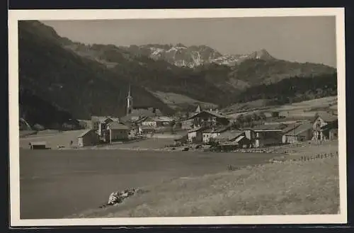 AK Resia d`Adige /Val Venosta alta, Panorama col Piz Mondin