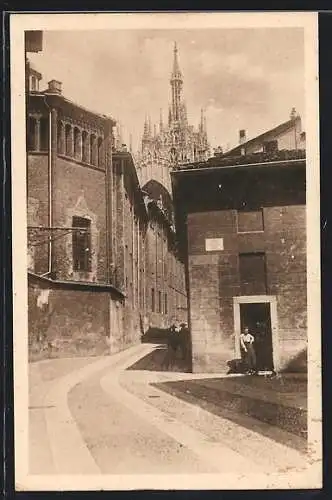 AK Milano, Via delle Ore e Guglia Centrale Duomo