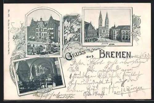 AK Bremen, Dom, Roland und Rathskeller