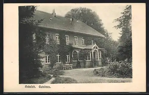 AK Ankeloh bei Bad Bederkesa, Blick auf das Gutshaus