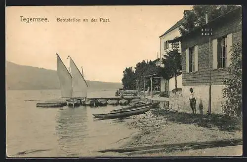 AK Tegernsee, Bootstation an der Post