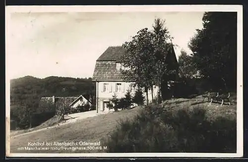 AK Altenbach i. Odenwald, Mannheimer Naturfreundehaus Kohlhof