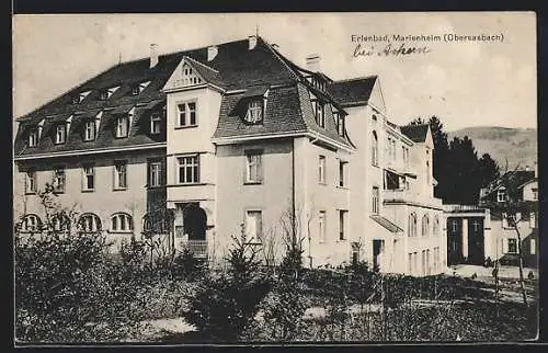 AK Obersasbach, Marienheim Erlenbad